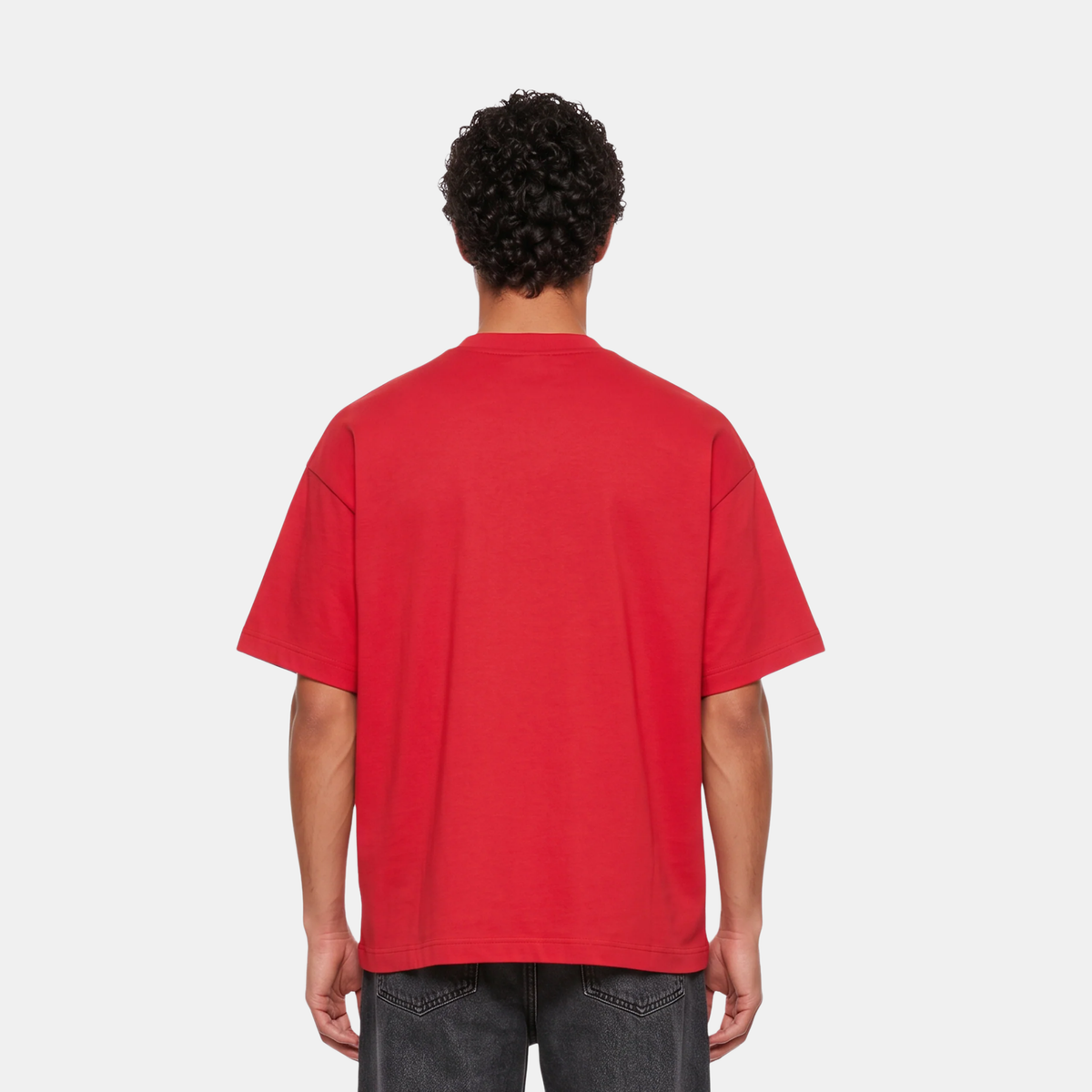 OC - DARK RED OVERSIZED T-SHIRT