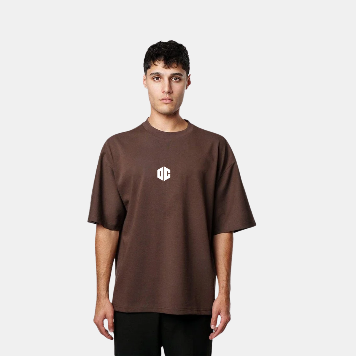 OC - CHOCOLATE BROWN OVERSIZED T-SHIRT