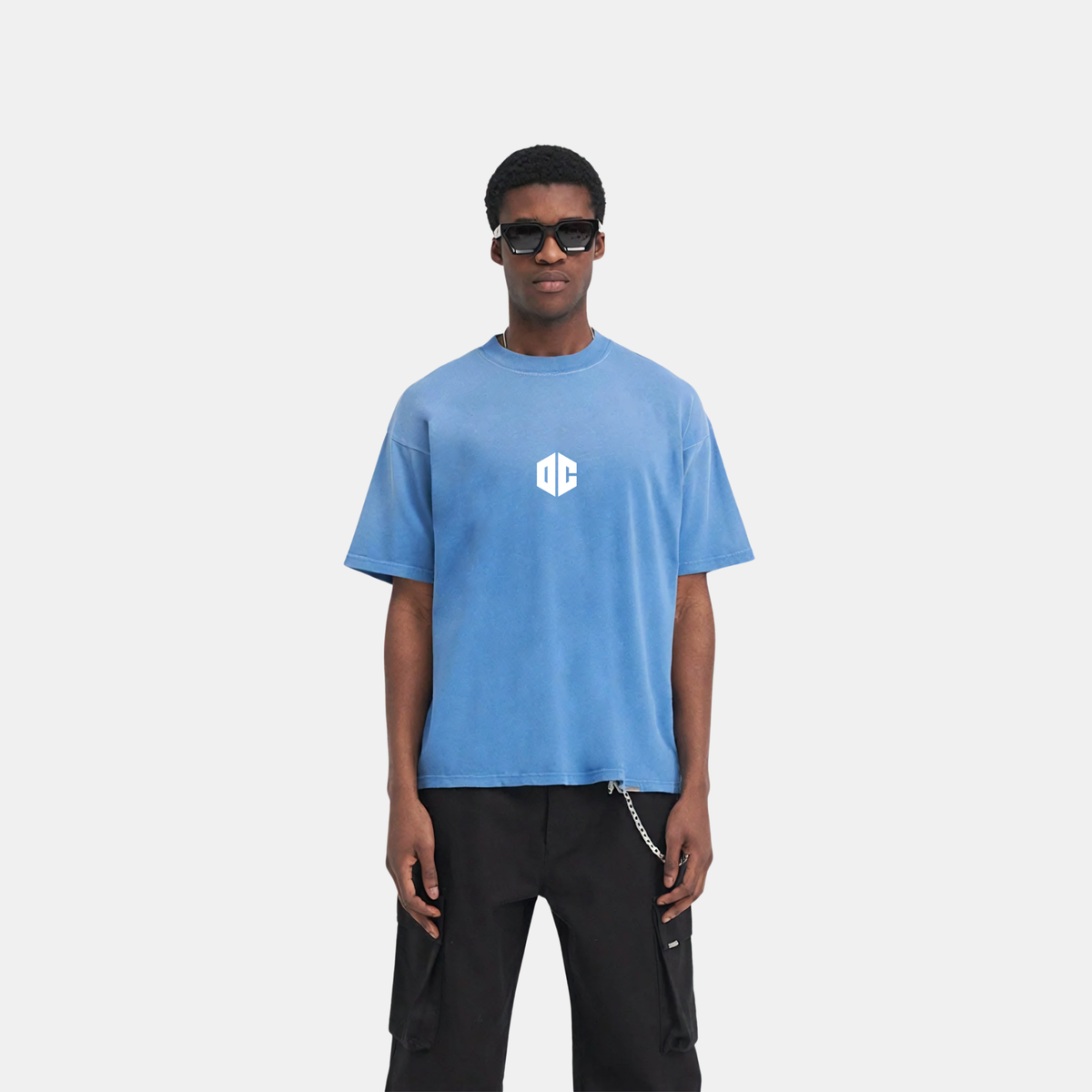 OC - SKY BLUE OVERSIZED T-SHIRT