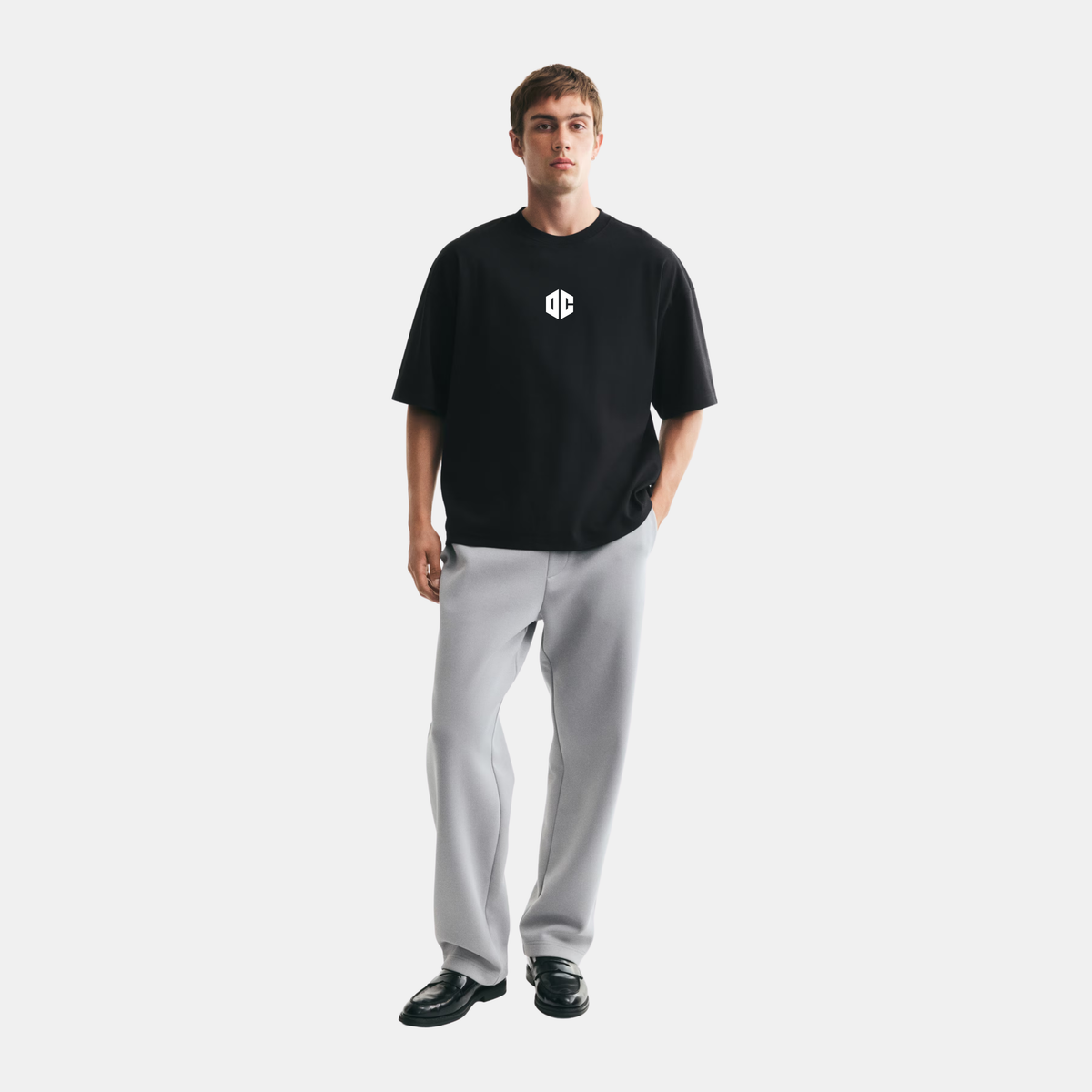 OC - BLACK OVERSIZED T-SHIRT