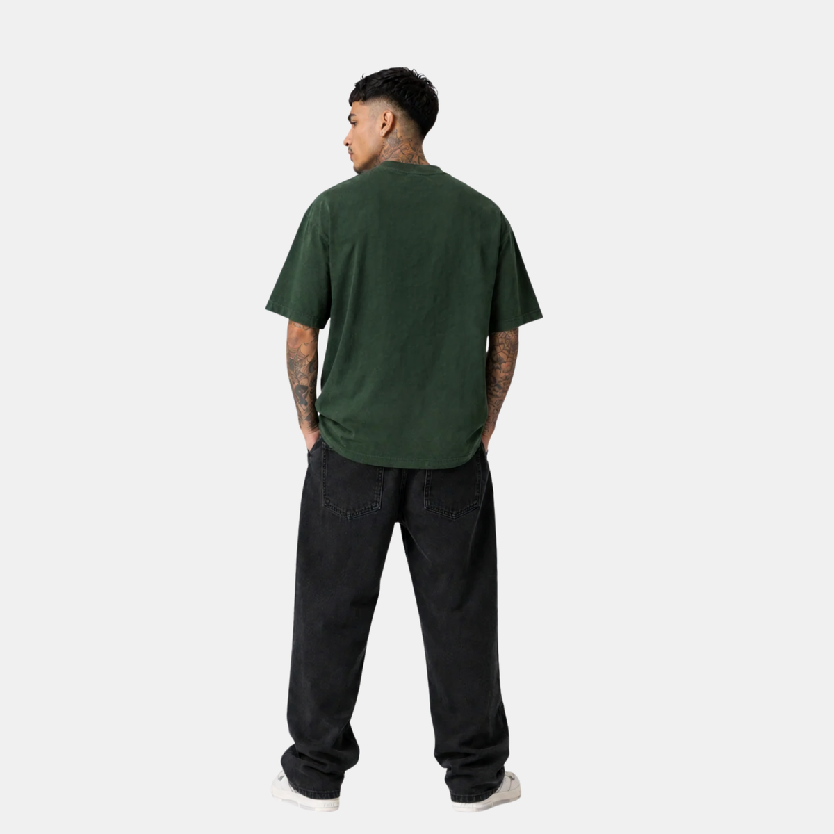 OC - MOSS GREEN OVERSIZED T-SHIRT