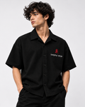 BLACK - SHADOW OVERSIZED SHIRT